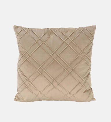 Checkered Square-shape Filled And Vaccumed Cushion