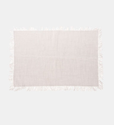 Cotton Fringe Square Placemat