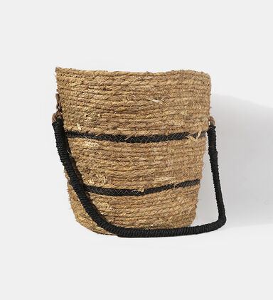 Straw Round Storage Basket