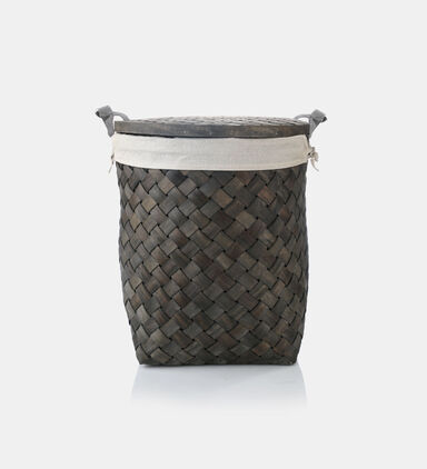 Slice Lidded Laundry-storage Basket