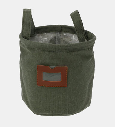 Canvas Bucket Storage Label Bag