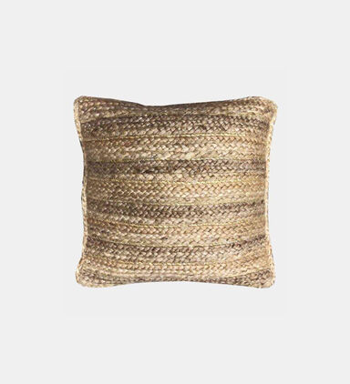 Lurex Square Jute Cushion