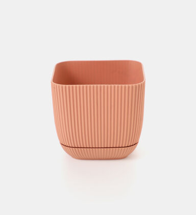 Square Ribbed Flowerpot