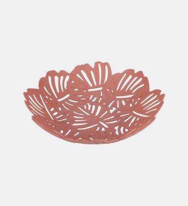 Plastic Floral-shaped Fruit Bowl