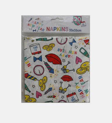 Printed Napkins Paper 20-piece Set