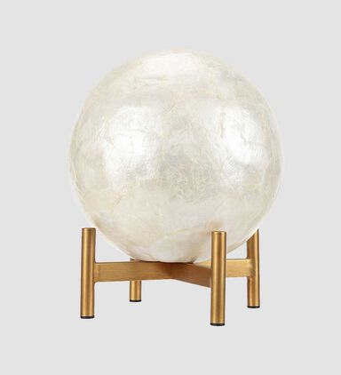 Moon Globe Metal Base Table Lamp