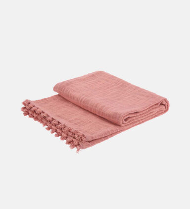 Lippy Cotton Fringes Throw