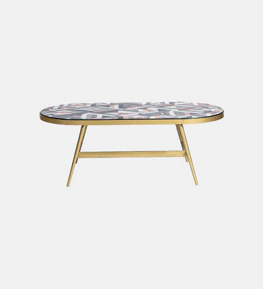 Bill Coffee Brass Base Table