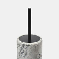 Nero Marble Toilet Brush Holder