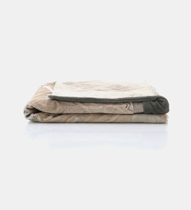 Velvet Marble Bed Throw