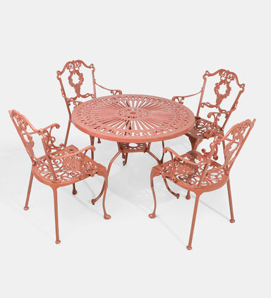 Bistro Dining Table With 4 Chairs Red