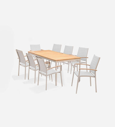 Topaz Teak Wood Dinning Table Set