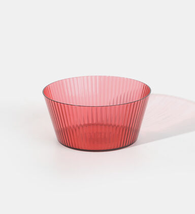 Plastic Ribbed Bowl