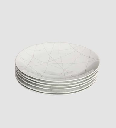 Graphic Dinner Plate 6-piece Set 27 Cm