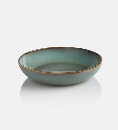 Ceramic Brown Trim Round Bowl