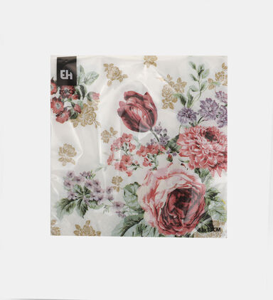 Floral Theme Napkins 20 Pieces