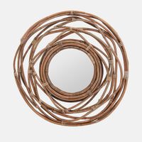 Kubu Wreath-shape Wall Mirror