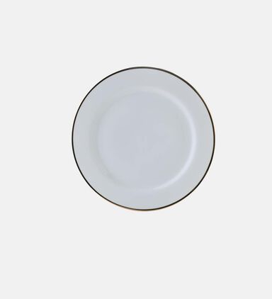 Porcelain Gold-detail Dinner Plate 30 Cm