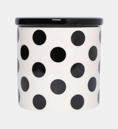 Polka Dot Ceramic Lid Jar