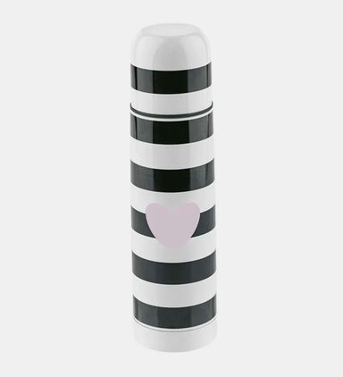 Stripped Heart-print Thermos 0.5 L