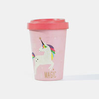 Bamboo Unicorn-print Travel Mug