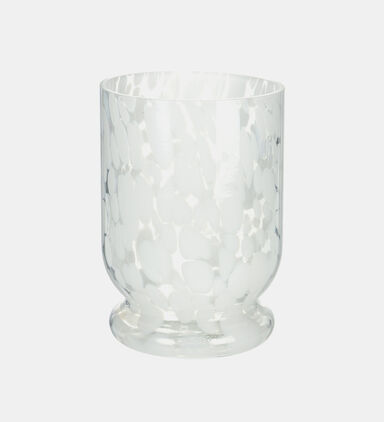 Glass Crystal-effect Candle Holder