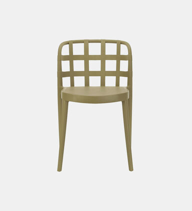 Plastic Square Back Chair