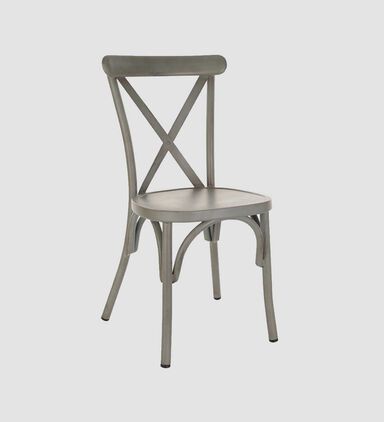 Vinta Aluminum Cross Back Chair