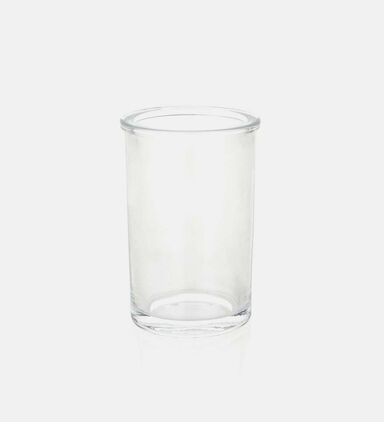 Glass Round Toothbrush Holder