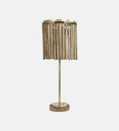 Gularo Mango Wood Table Lamp